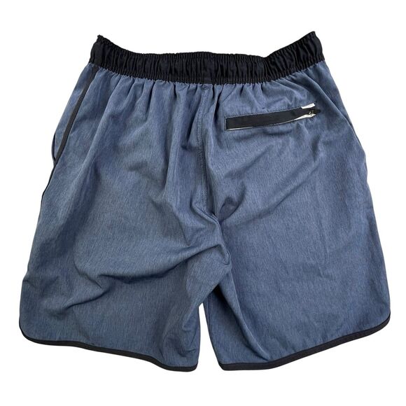 Vuori Banks Shorts Mens Medium Blue 8” Inseam Unlined Athletic Casual Workout - Picture 7 of 12